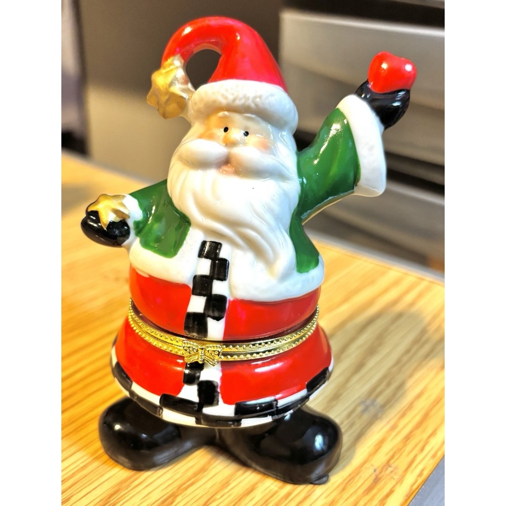Santa Trinket Box